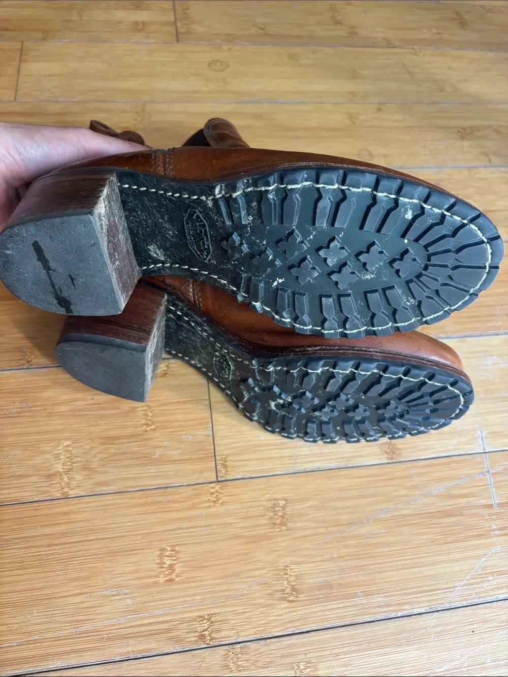 Frye brown leather